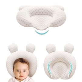 Baby Anti-bias Head Latex Stereotyped Pillow Newborn Protective Shaping Pillows Infant Sleeping Cushion for 0-1 Years Old Items